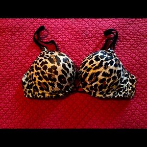 Victoria secret bra, size 36A, leopard print